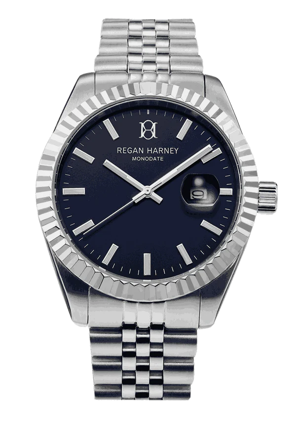 MONODATE (Navy/Silver)